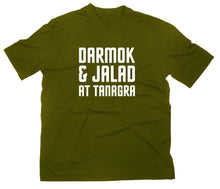 Lade das Bild in den Galerie-Viewer, Styletex23 T-Shirt Herren Darmok and Jalad at Tanagra Fan, oliv, XXL
