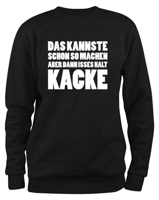 Styletex23 Sweatshirt Das kannst du schon so machen, schwarz XXL