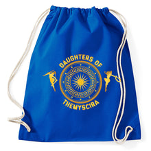 Lade das Bild in den Galerie-Viewer, Daughters of Themyscira Fan Logo Turnbeutel, royalblue
