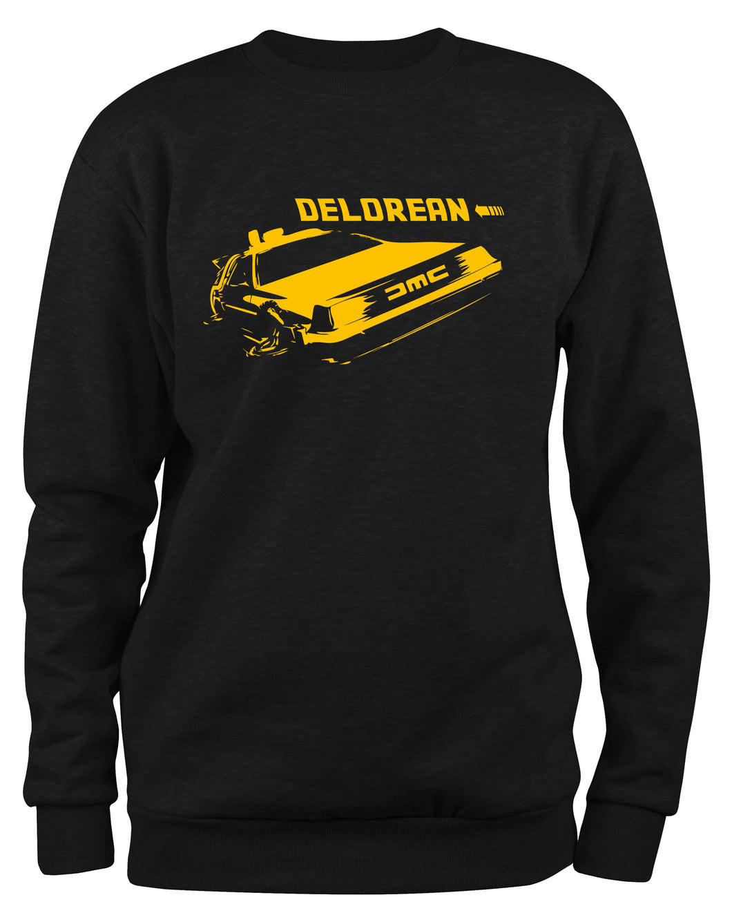 Styletex23 Sweatshirt Zurück in die Zukunft Delorean, schwarz XXL