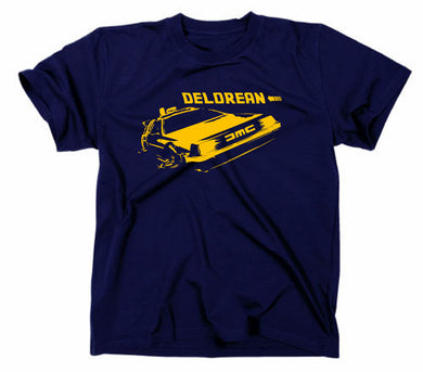 Styletex23 T-Shirt Herren Zurück in die Zukunft Kult, Delorean, navy, XXL