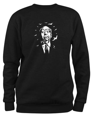 Styletex23 Sweatshirt Die Vögel Alfred Hitchcock, schwarz XXL