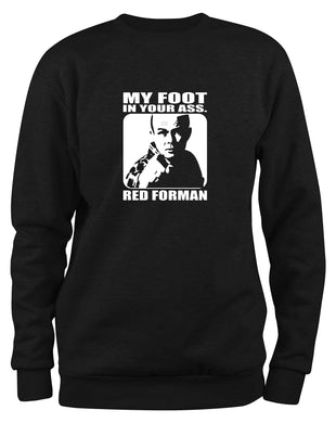 Styletex23 Sweatshirt Die wilden Siebziger Red Forman, schwarz XXL