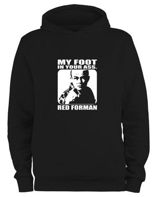 Styletex23 Kapuzenpullover Die wilden Siebziger Red Forman, schwarz XXL