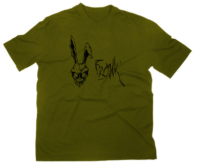 Styletex23 T-Shirt Herren Donnie Darko Frank Kult, Oliv, XXL