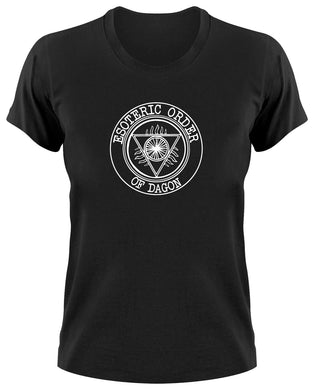 Styletex23 T-Shirt Damen Esoteric Order Of Dagon Symbol Logo, HP Lovecraft