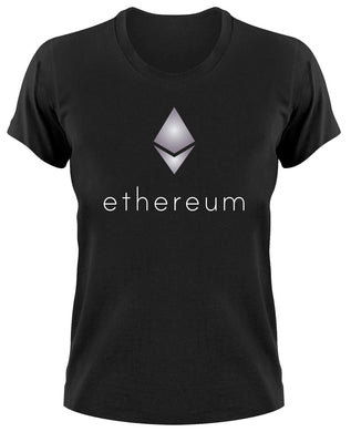 Styletex23 T-Shirt Damen Ethereum Ether Coin Logo