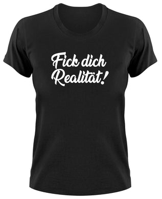 Styletex23 T-Shirt Damen Fick Dich Realität Fun
