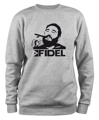 Styletex23 Sweatshirt Fidel Castro Kuba, XXL grau