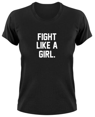 Styletex23 T-Shirt Damen Fight Like A Girl Fun