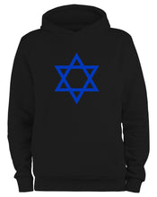 Lade das Bild in den Galerie-Viewer, Styletex23 Kapuzenpullover Flag Of Israel Davidstern, schwarz XXL
