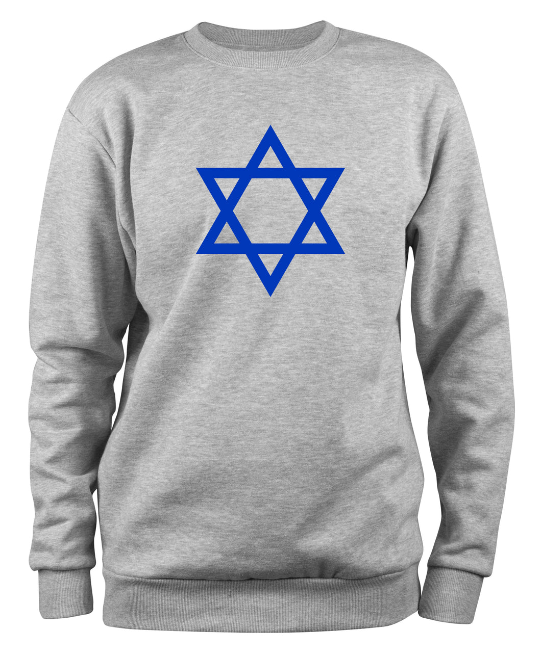 Styletex23 Sweatshirt Flag Of Israel Davidstern, XXL grau