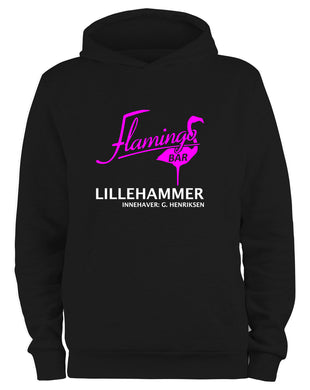 Styletex23 Kapuzenpullover Lilyhammer Flamingo Bar Logo, schwarz XXL