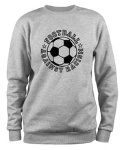 Lade das Bild in den Galerie-Viewer, Styletex23 Sweatshirt Football Against Racism, XXL grau
