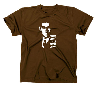 Styletex23 T-Shirt Herren Franz Kafka, braun, XXL