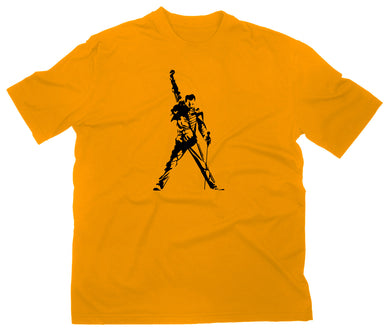 Styletex23 T-Shirt Herren Freddie Fan, gelb, XXL
