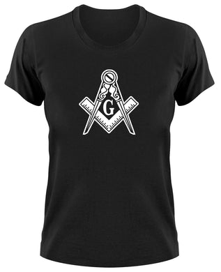 Styletex23 T-Shirt Damen Freemason Freimaurer Logo