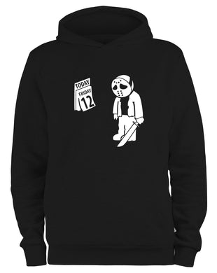 Styletex23 Kapuzenpullover Freitag der 13. Jason, schwarz XXL