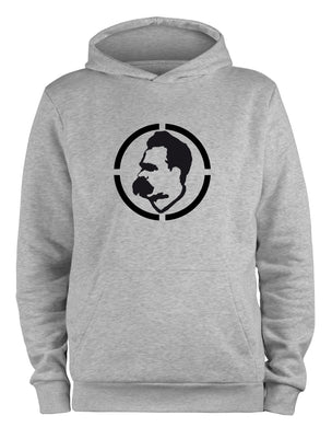 Styletex23 Kapuzenpullover Friedrich Nietzsche, XXL grau