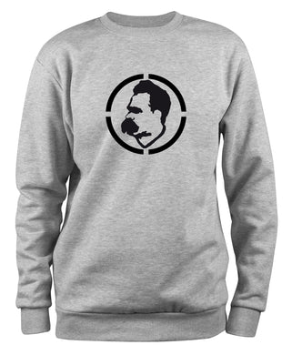 Styletex23 Sweatshirt Friedrich Nietzsche, XXL grau