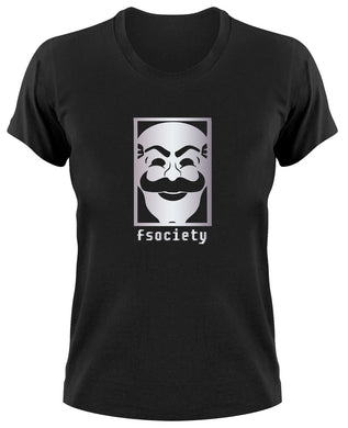 Styletex23 T-Shirt Damen Fsociety, Evil Corp Corporation, Mr Robot