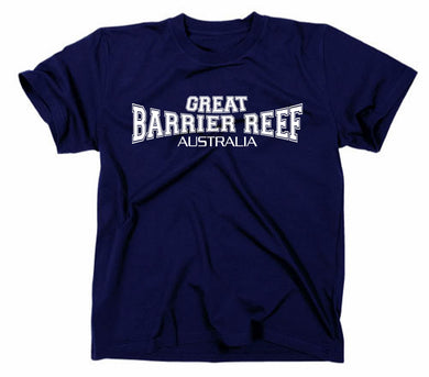 Styletex23 T-Shirt Herren Great Barrier Reef Riff Australien, navy, XXL