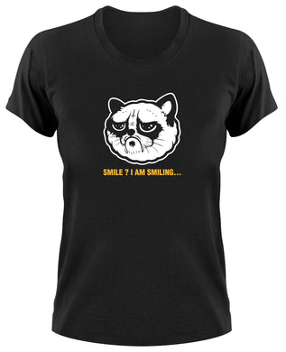 Styletex23 T-Shirt Damen Grumpy Cat