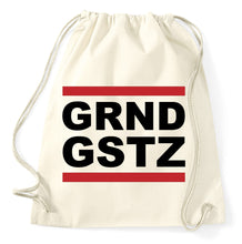 Lade das Bild in den Galerie-Viewer, Grundgesetz GGSTZ Turnbeutel Sportbeutel Gym Bag, natur
