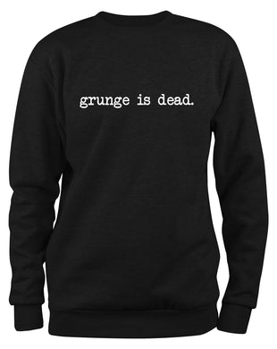 Styletex23 Sweatshirt Grunge is Dead, schwarz XXL