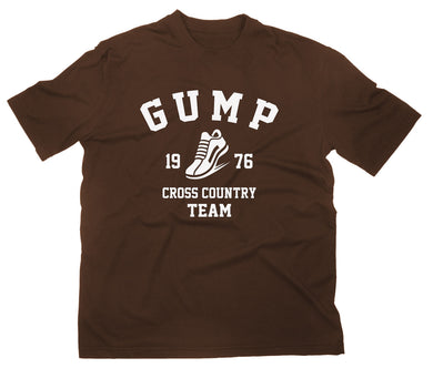 Styletex23 T-Shirt Herren Forrest Gump Cross Country Team, braun, XXL