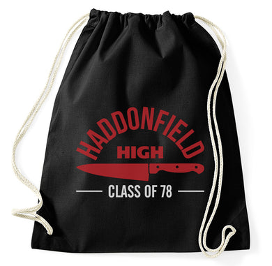 Haddonfield High School Halloween Turnbeutel Sportbeutel Gym Bag, schwarz