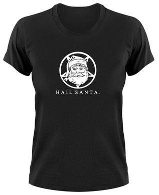 Styletex23 T-Shirt Damen Hail Santa Fun