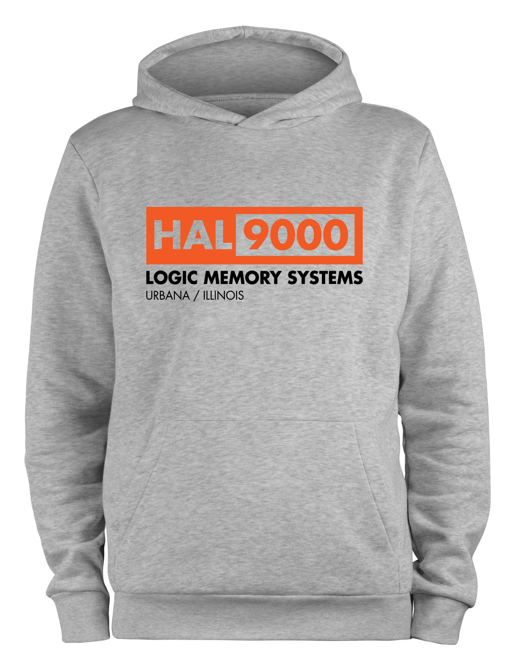 Styletex23 Kapuzenpullover HAL 9000 Computer Logo, XXL grau