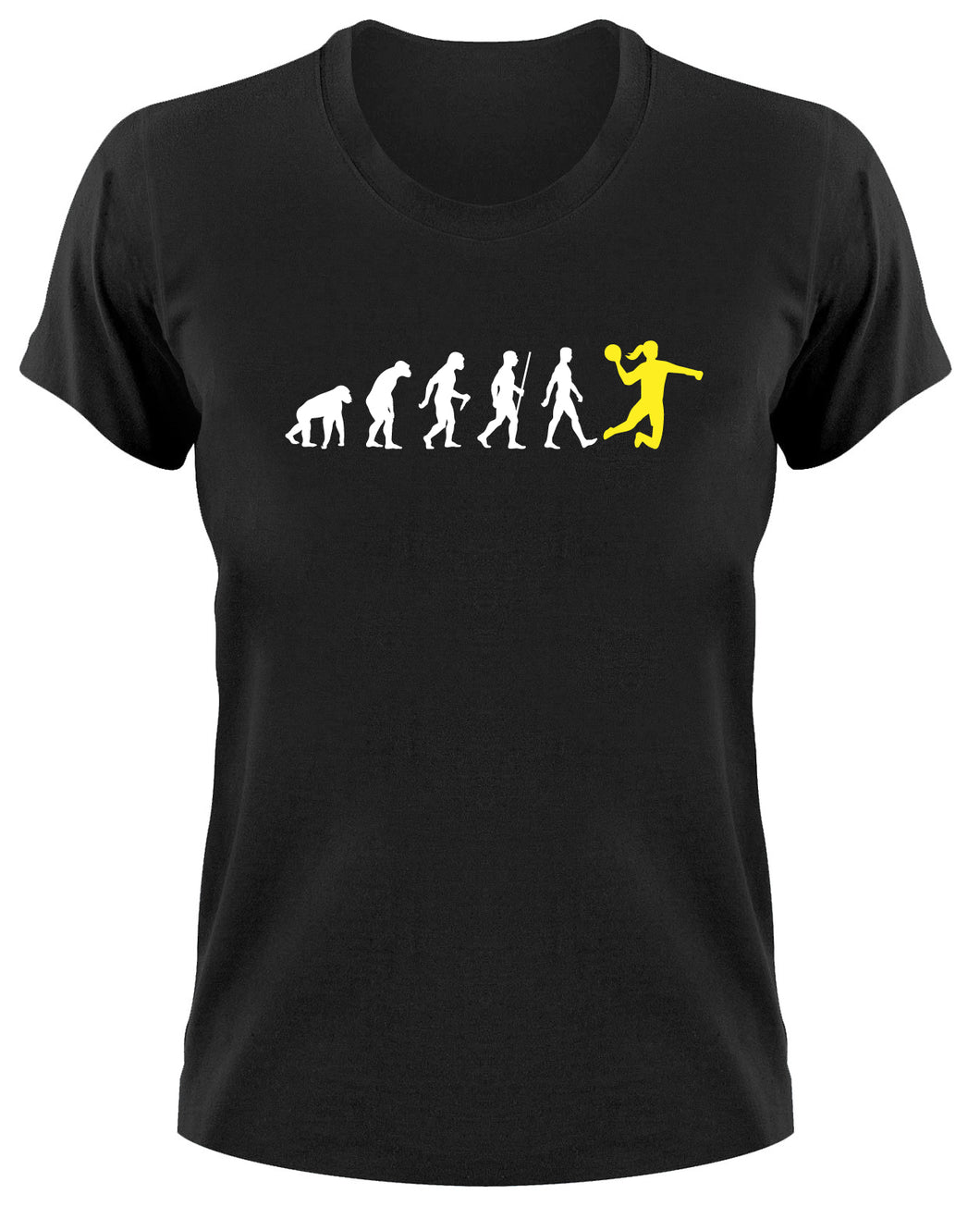 Styletex23 T-Shirt Damen Handball Evolution of Man Fun