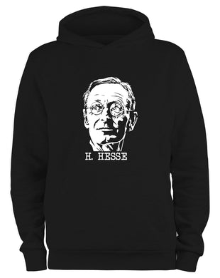 Styletex23 Kapuzenpullover Hermann Hesse, schwarz XXL