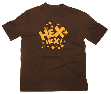 Styletex23 T-Shirt Herren Hex Hex Fun, braun, XXL