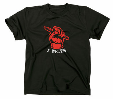 Styletex23 T-Shirt Herren I Write Writer, schwarz, XXL