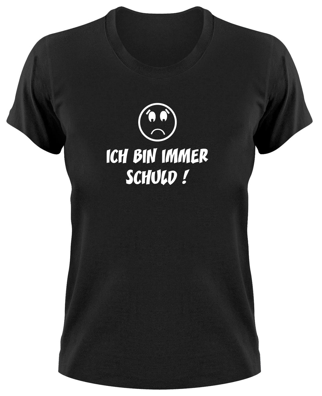 Styletex23 T-Shirt Damen Ich bin immer schuld Fun