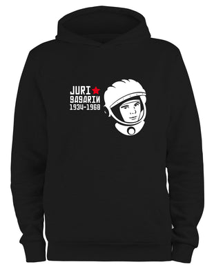 Styletex23 Kapuzenpullover Juri Gagarin, schwarz XXL
