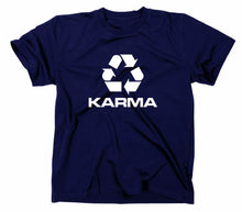 Lade das Bild in den Galerie-Viewer, Styletex23 T-Shirt Herren Karma Recyling Symbol, navy, XXL
