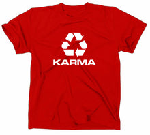 Lade das Bild in den Galerie-Viewer, Styletex23 T-Shirt Herren Karma Recyling Symbol, rot, XXL
