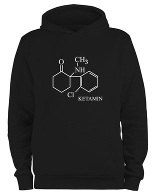 Styletex23 Kapuzenpullover Ketamin Molekül, schwarz XXL