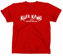 Lade das Bild in den Galerie-Viewer, Styletex23 T-Shirt Herren Killer Klowns From Outer Space, Kult, rot, XXL
