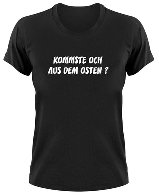 Styletex23 T-Shirt Damen Kommst Du och aus dem Osten Fun, DDR