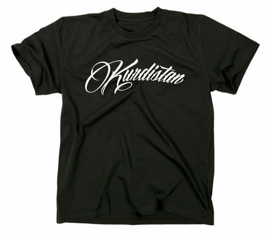 Styletex23 T-Shirt Herren Kurdistan, Schriftzug, Schrift, schwarz, XXL