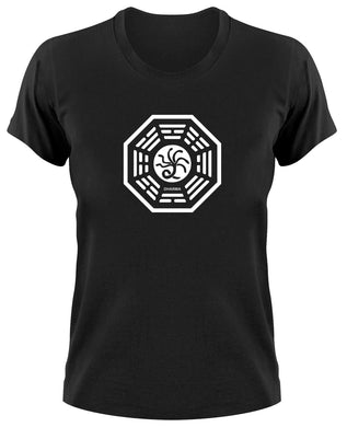 Styletex23 T-Shirt Damen Lost Die Hydra Logo Dharma Initiative