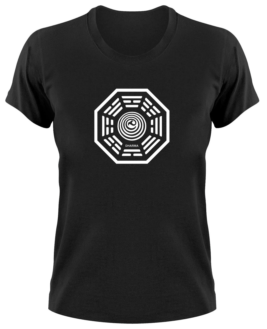 Styletex23 T-Shirt Damen Lost Die Orchidee Logo Dharma Initiative