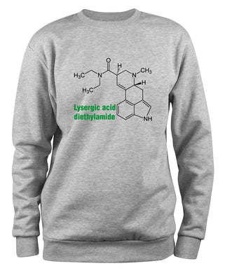 Styletex23 Sweatshirt LSD 25 Molekül, XXL grau