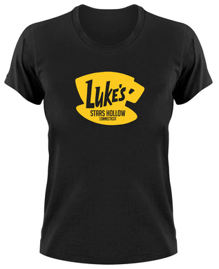 Styletex23 T-Shirt Damen Luke's Stars Hollow Logo, Gilmore Girls