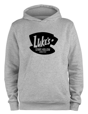 Styletex23 Kapuzenpullover Luke's Stars Hollow Logo, XXL grau